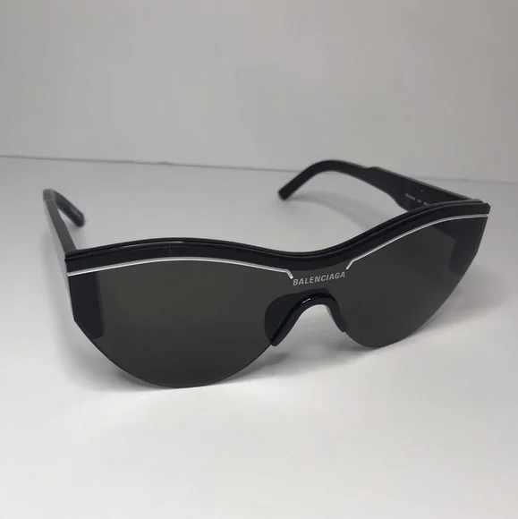 New  - 💯 Original  BALENCIAGA61MM Shield Sunglasses - Picture 3 of 11